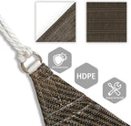 Patio Paradise 13' x 13' x 13' Sun Shade Sail Triangle Canopy Shade Cloth - Image 3
