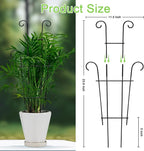 4P Plant Trellis for Potted Plants, Larger 23in Garden Trellis for Climbing - Image 2