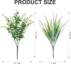 HyeFlora 20 Bundles Artificial Fake Outdoor Plants Flowers - Image 3