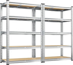 REIBII Garage Shelving, 5 Tier Storage Shelves Load 2400LBS, Adjustable Garage by REIBII