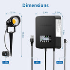 SUNVIE 12 Pack Low Voltage Landscape Lights - Image 8