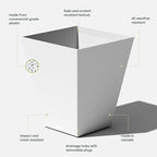 Veradek Pure Series Nobleton Plastic Planter - Image 3