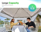 Quictent Privacy 10x10 Pop up Canopy Tent - Image 5