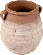 Creative Co-Op Large Orange & Whitewashed Terracotta Urn by CreativeCo-Op
