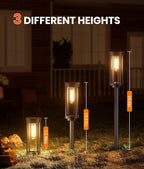 8 Pack Solar Pathway Lights Outdoor IP65 Waterproof Super Brightness Solar - Image 3