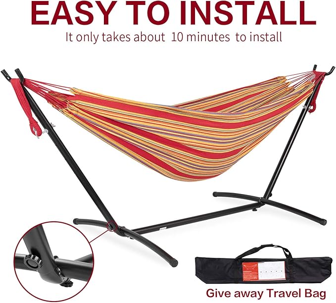 PNAEUT Hammocks and Stand Double - Image 8
