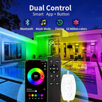 KSIPZE 100ft Outdoor led Strip Lights Waterproof IP68, RGB Outdoor led Lights - Image 2