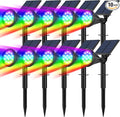 Solar Spot Lights Outdoor Color Changing, 7 Modes/14 LED Outdoor Solar Lights by FratinkSolarLights