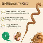 Moss Pole Monstera Plant Support – 48” Bendable Moss Pole Monstera Plant Support - Image 2