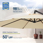 wikiwiki 10ft Patio Umbrella - Image 3