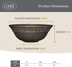 Classic Home and Garden Corinthian Shallow Planter - Image 5