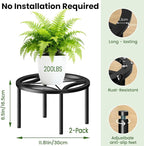 TOSKING 2-Pack Plant Stands - Image 3