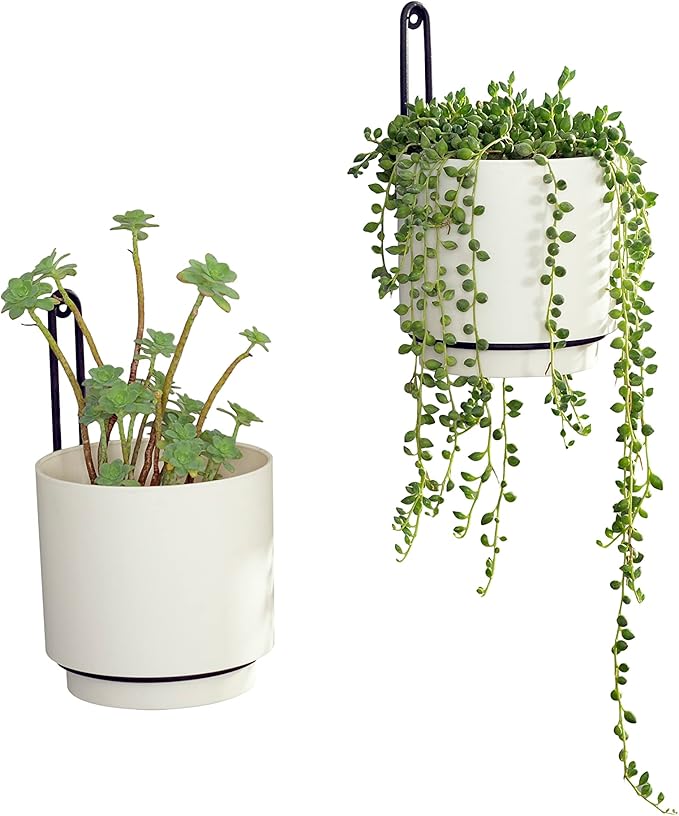 2 Pcs Wall Mounted Hanging Planter Vase - Image 3
