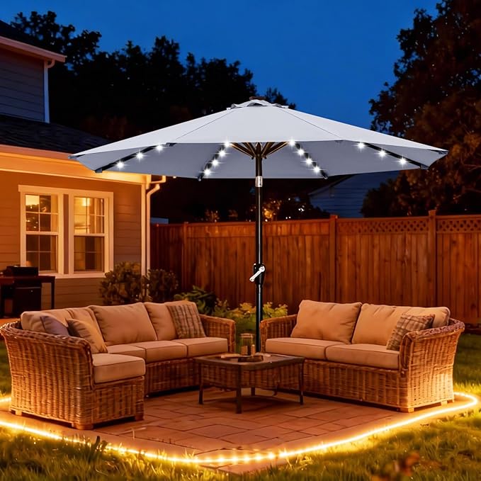 ABCCANOPY 10FT Durable Solar Led Patio Umbrellas - Image 3
