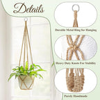 Dahey Macrame Plant Hanger Set of 3 - Image 4