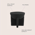 JONATHAN Y TBL1109A Brady 16.25" Minimalist Modern Drum Indoor/Outdoor Accent - Image 4