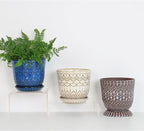 Gepege Ceramic Planter, 6 Inch Plant Pot - Image 7