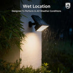 Philips 4 Packs Solar RGBW Spot Lights Outdoor, 18 LED Solar Powered Landscape - Image 7