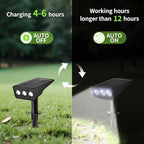 Solar Spot Lights Outdoor, 6 Pack Solar Landscape Spotlights 3 Lighting Modes - Image 4