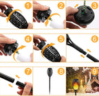 Kurifier 12Pack Flickering Flame Solar Torch Lights - Image 7