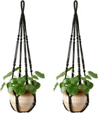 Mkono Macrame Plant Hanger Indoor Hanging Planter Basket by Mkono