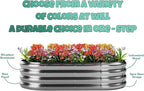 Galvanized Metal Planter Raised Garden Bed Kit - Image 4