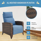 Outdoor Recliner Chairs Set of 2 Reclining Patio Chairs - Image 5