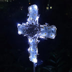 38Inch Solar Cross Garden Lights Outdoor Decorative - Image 8