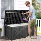 YITAHOME 150 Gallon Large Deck Box - Image 3