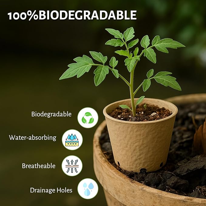 120 Packs 3.15 Inch Peat Pots, Biodegradable Pots - Image 3