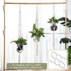6 Pcs Boho Macrame Plant Hanger - Image 3