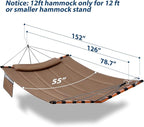 TegerDeger 12FT 2 Person Hammock Large Hammock 450LB Capacity - Image 6