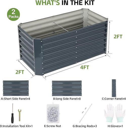 4x2x2ft Raised Garden Bed - Image 2