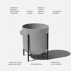 Veradek Mason Series Raised Lima Planter - Image 2