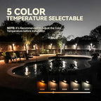 LEONLITE 12-Pack Update 5CCT LED Low Voltage Deck Lights, 180LM 3.5inch - Image 2