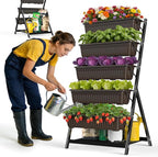 5-Tier Vertical Garden Bed Planter Boxes by Unknown
