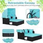 Tangkula Patio Rattan Daybed - Image 5