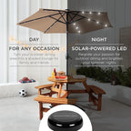 Best Choice Products 7.5ft Outdoor Solar Market Table Patio Umbrella - Image 3