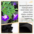 Hanging Planting Grow Bags, 90 Pockets Wall Planter Wall Mounted Grow Bag - Image 3
