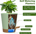 Self Watering Pots, 4 inch Flower Pots - Image 4