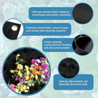 49 Pockets Hanging Planter Bags, Hanging Vertical Wall Mounted Plant Planting - Image 4