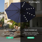 JEAREY 9FT Outdoor Patio Umbrella - Image 2