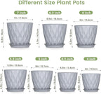 7/6.5/6/5.5/5/4.5/4 inch Plant Pots - Image 2