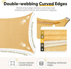 Quictent 20x16ft Rectangular Sun Shade Sail 185G HDPE Canopy 98% UV Block - Image 6