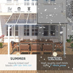 AECOJOY 12' x 10' Outdoor Gazebo Pergola - Image 2