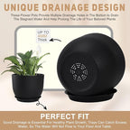 Plant Pots 10/9/8/7.5/7 inch Set of 5, Flower Pots - Image 3