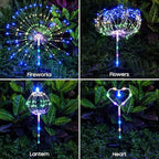 Garden Decor Solar Lights Outdoor, 155LED 8 Lighting Modes Pole Light - Image 5