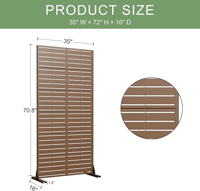 Casaphoria Metal Privacy Screen Outdoor - Image 7
