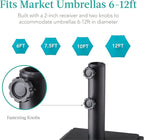 Best Choice Products Fillable Mobile Umbrella Base, Heavy Duty Base, Square - Image 6
