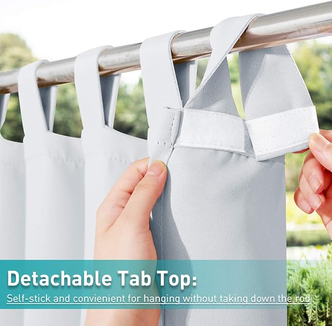 NICETOWN Outdoor Patio Curtain Waterproof - Image 3